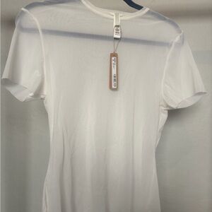 SKIMS White Short Sleeve Tee